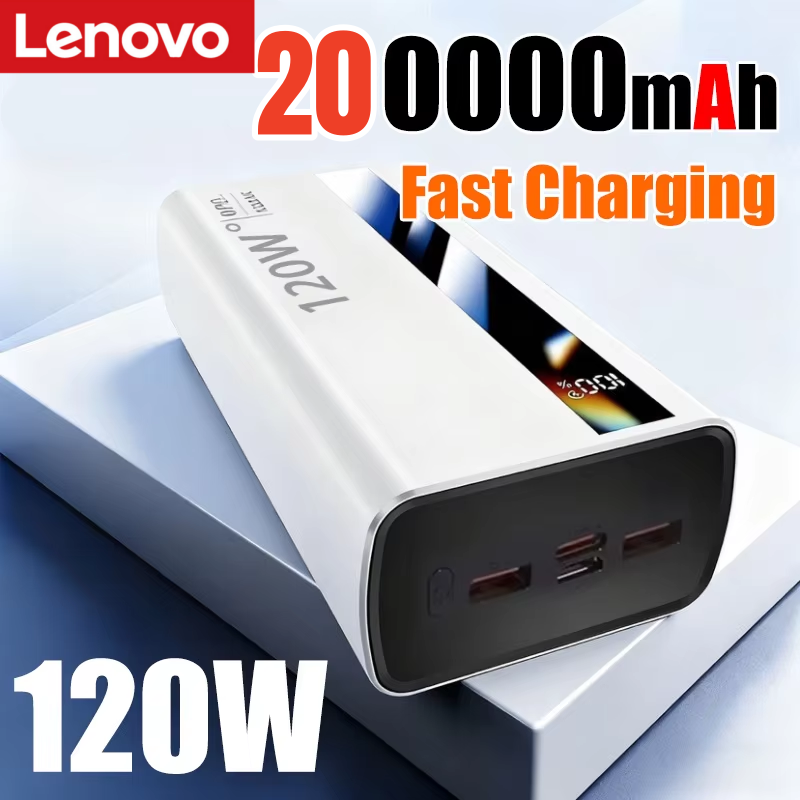 Outdoor Power Adapter Usb C - Lenovo 200000mAh 120W Fast Charging 2026