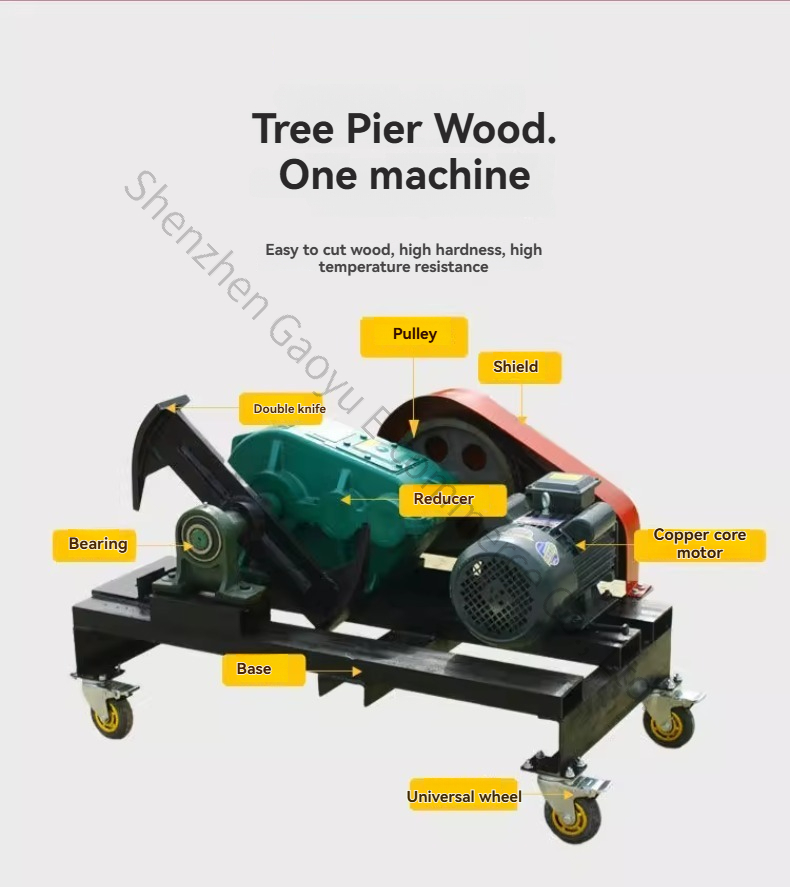 Log Splitter Electric - 250Type Electric Log Splitter 5.5KW 220V/380V,