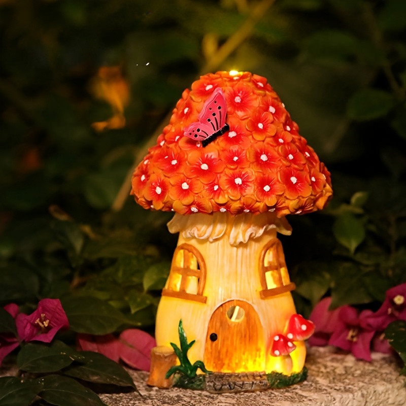 Outdoor Power House - Outdoor Garden Solar Statues Lights, Solar-powered