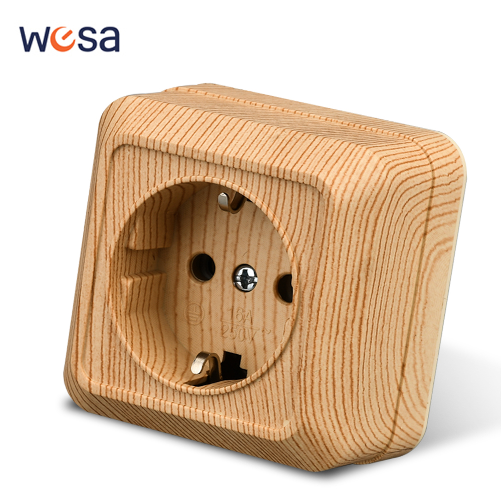 WESA Wood Wall Surface Socket  - Outdoor Power Parts 评论和价格