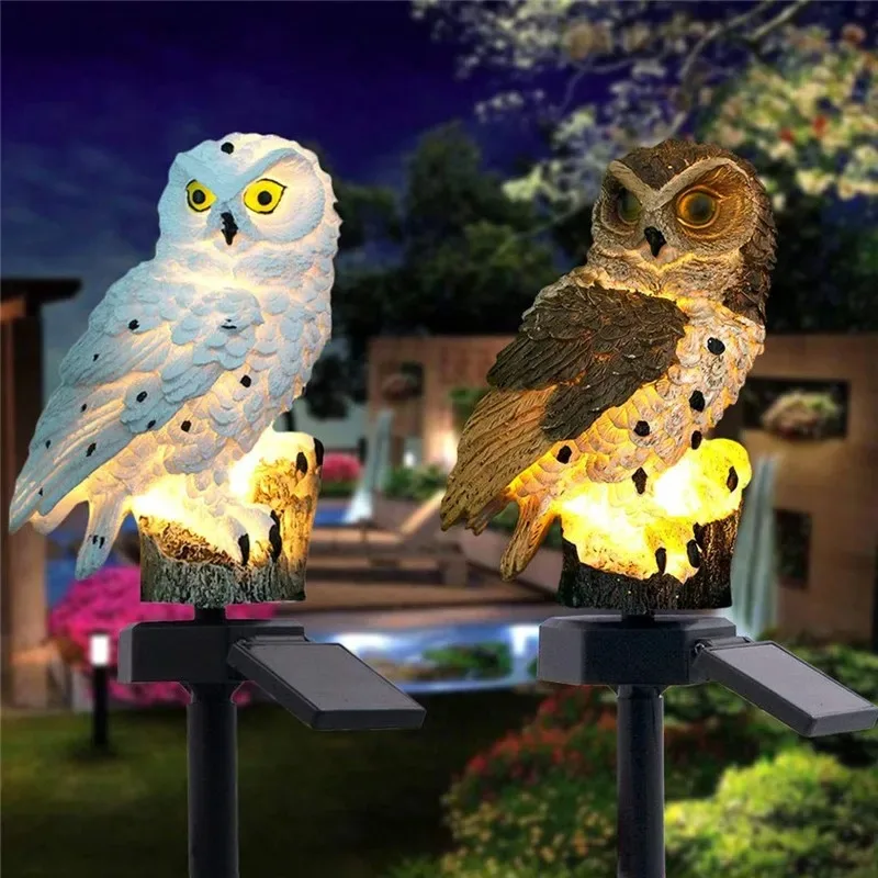 Solar Lamp Owl Animal Solar Ga - Outdoor Power House 评论和价格