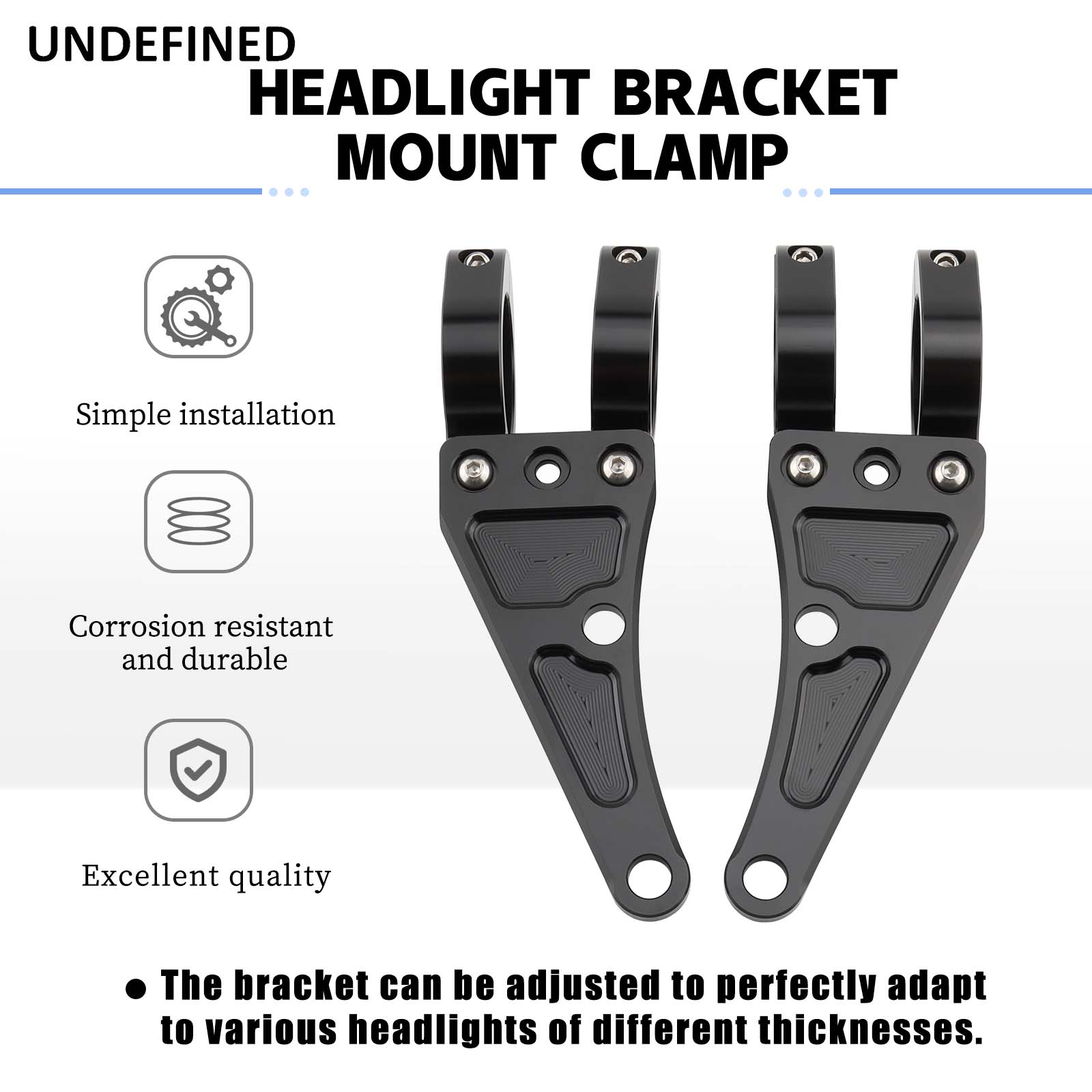 33mm-58mm Headlight Bracket Mo - Outdoor Power Products 评论和价格