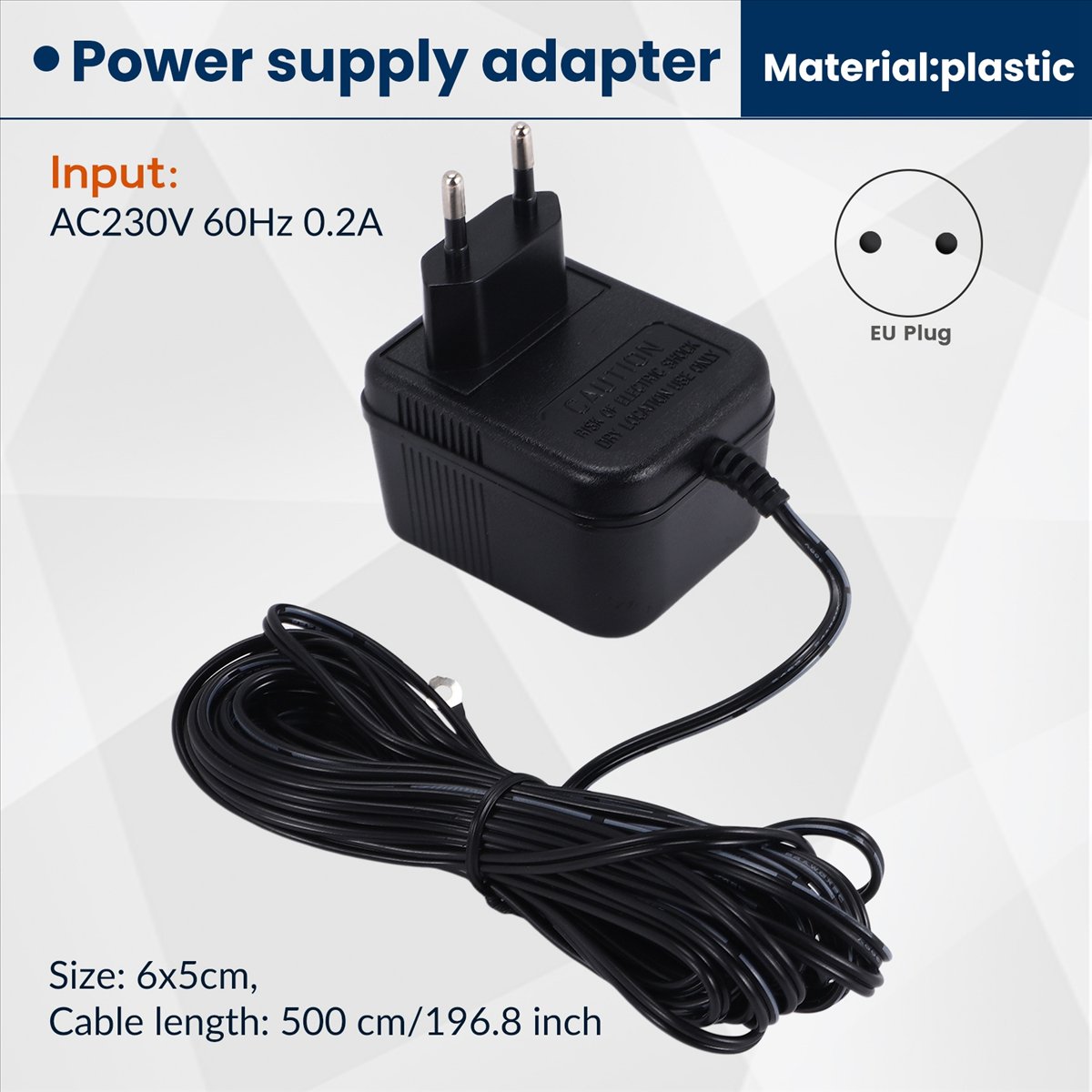 (ABGQ) 18V 500MA Power Supply  - Outdoor Power Adapter Ring 评论和价格