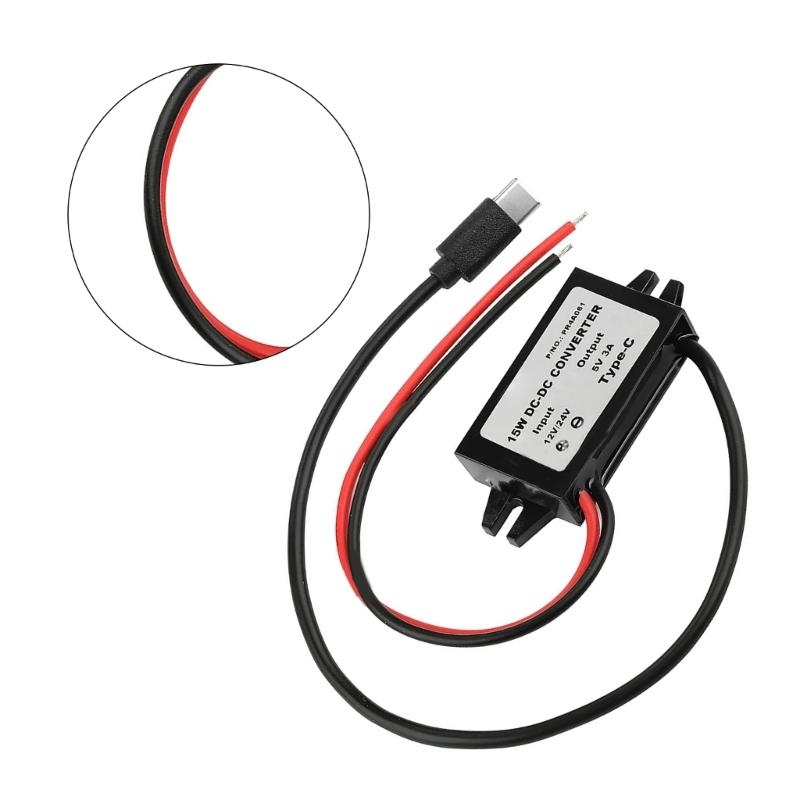 Reliable 12V/24V to 5V USB C P - Outdoor Power Adapter Usb C 评论和价格
