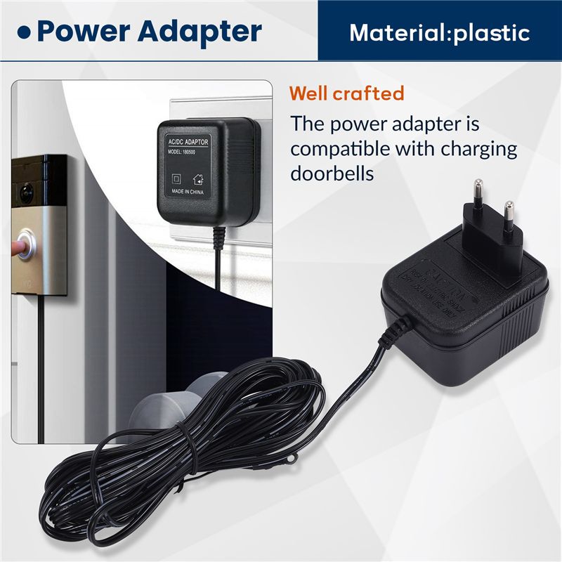 Happy New- 18V 500MA Power Sup - Outdoor Power Adapter Ring 评论和价格