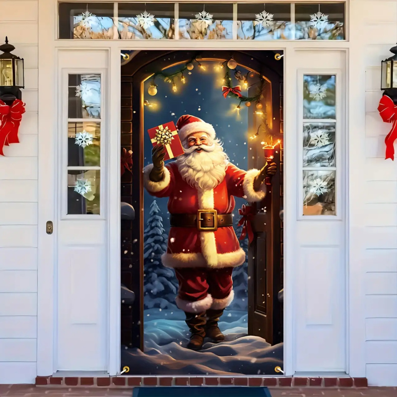 1pc 2D flat, festive Santa Cla - Outdoor Power House 评论和价格