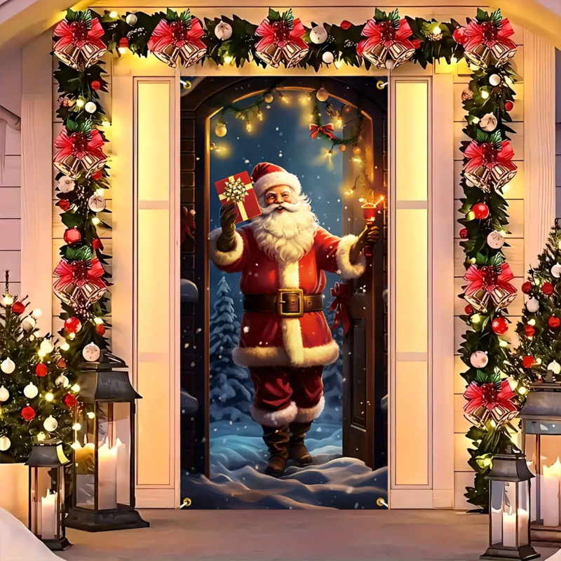 1pc 2D flat, festive Santa Cla - Outdoor Power House 评论和价格