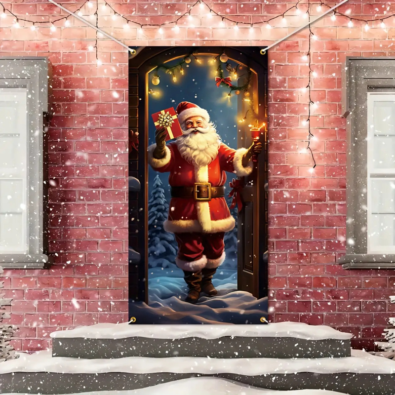 1pc 2D flat, festive Santa Cla - Outdoor Power House 评论和价格