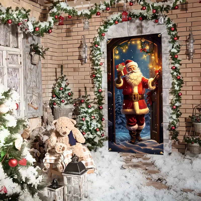 1pc 2D flat, festive Santa Cla - Outdoor Power House 评论和价格