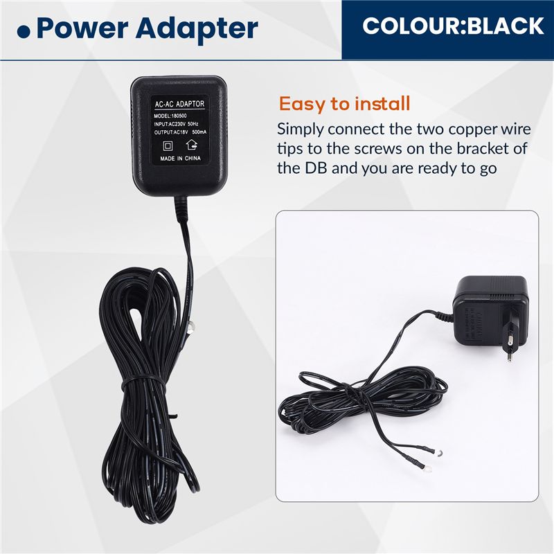 18V 500MA Power Supply Battery - Outdoor Power Adapter Ring 评论和价格