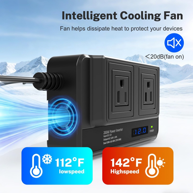 200W Car Inverter Power Conver - Outdoor Power Adapter Usb C 评论和价格