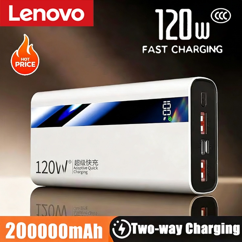 Lenovo 200000mAh 120W Fast Cha - Outdoor Power Adapter Usb C 评论和价格