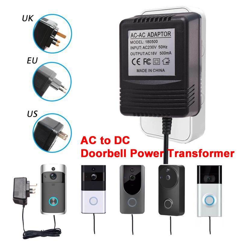 US UK EU Plug 18V AC to DC Tra - Outdoor Power Adapter Ring 评论和价格