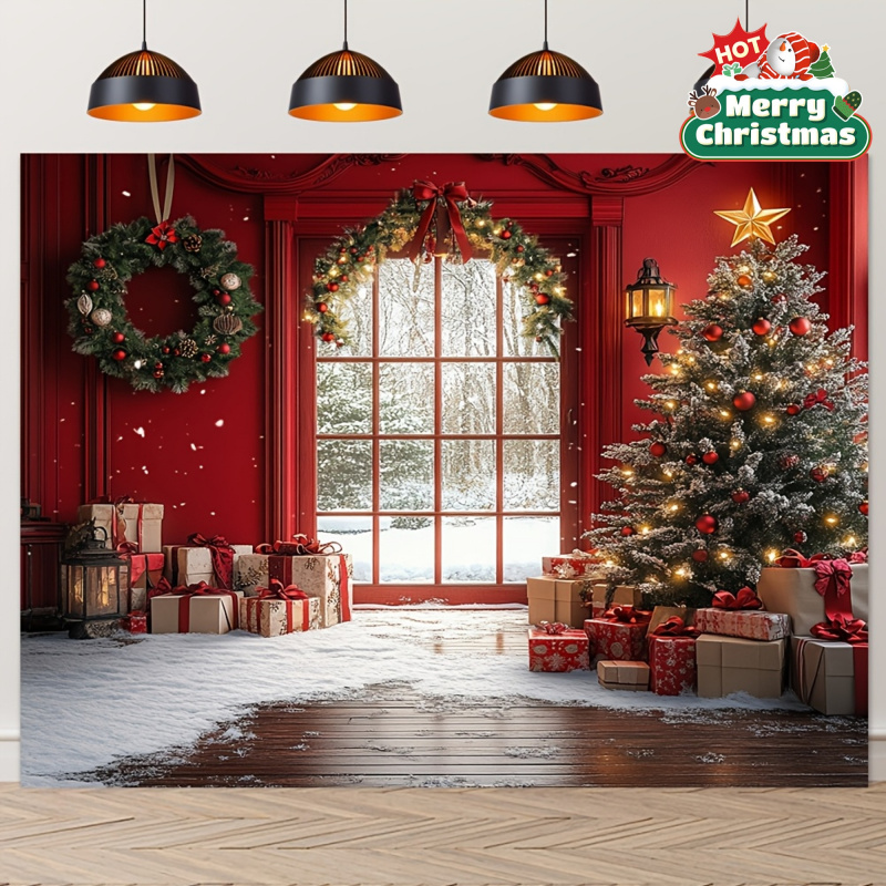 1pc 2D flat winter Christmas s - Outdoor Power House 评论和价格