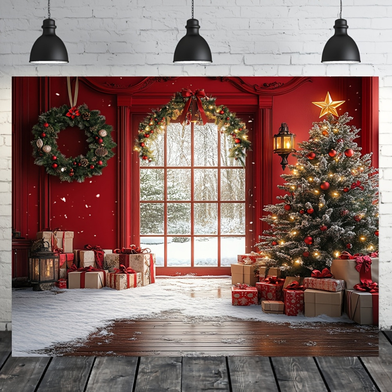 1pc 2D flat winter Christmas s - Outdoor Power House 评论和价格