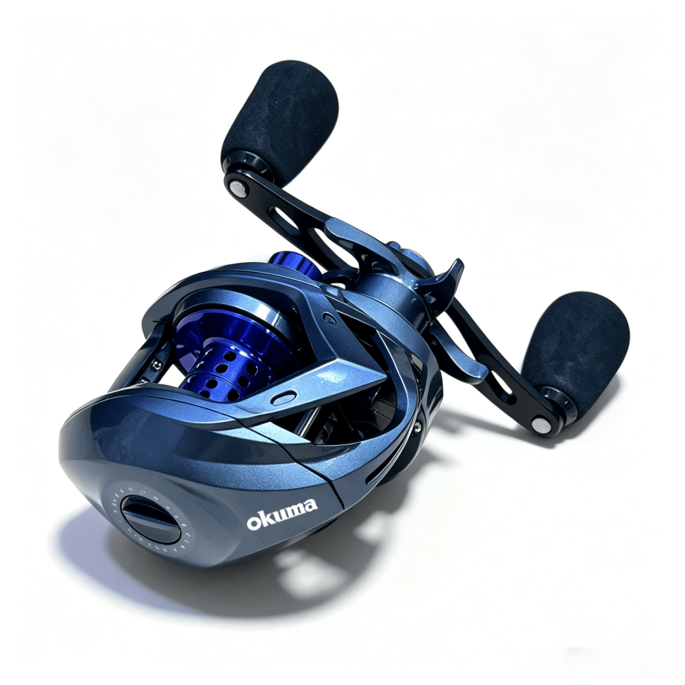 New Okuma Long Cast Baitcastin - Outdoor Power Reel 评论和价格