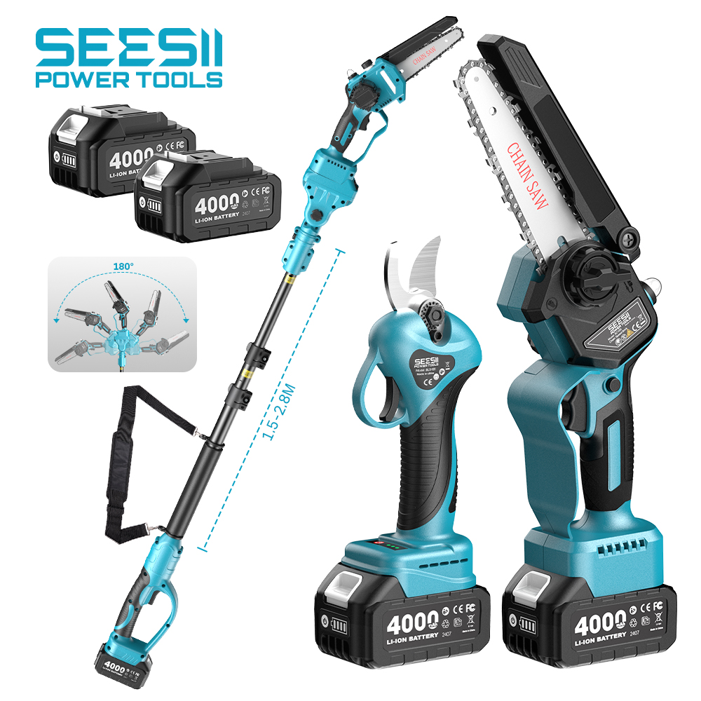SEESII 3-in-1 Brushless Cordle - Pole Saw Cordless 评论和价格