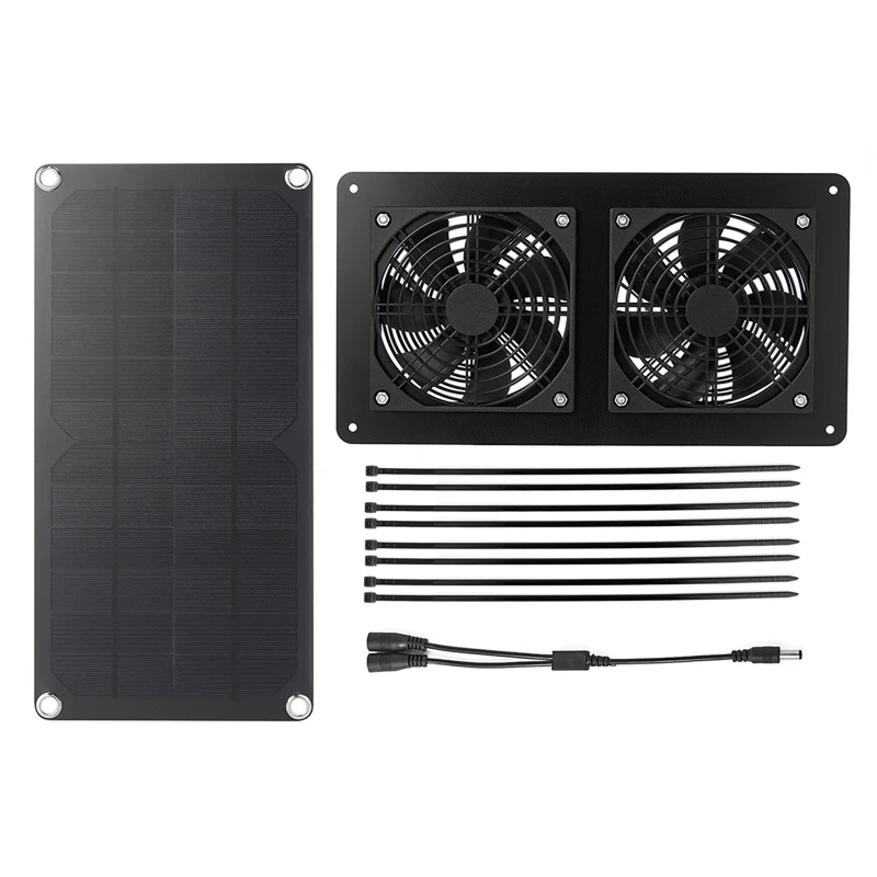100W Solar Panel Exhaust Fan A - Outdoor Power House 评论和价格