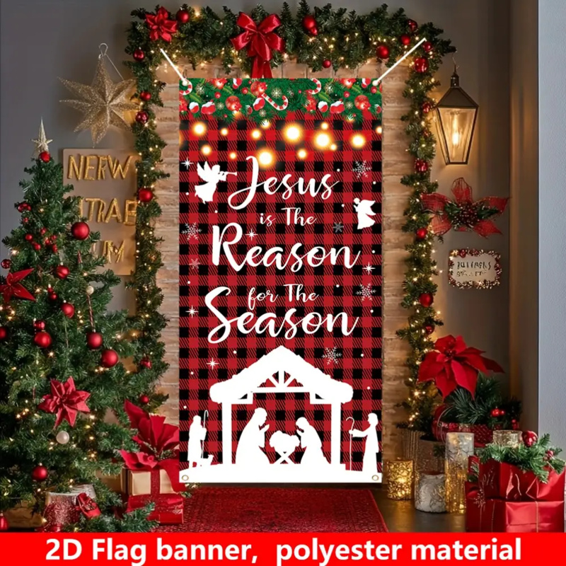 1pc 2D flat, Christmas festive - Outdoor Power House 评论和价格