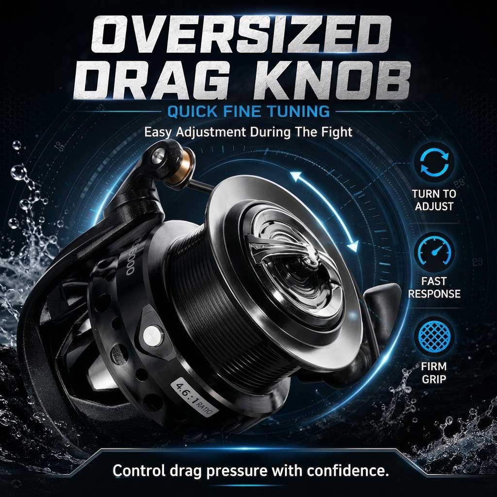 SAMOLLA Dual Brake Spinning Re - Outdoor Power Reel 评论和价格
