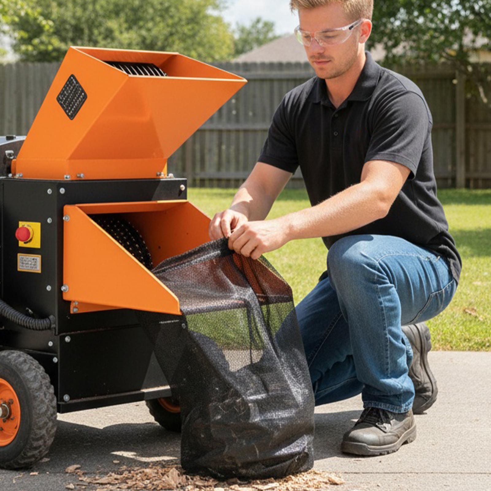 Wood Chipper Shredder Bag Mesh - Garden Shredder Chipper 评论和价格