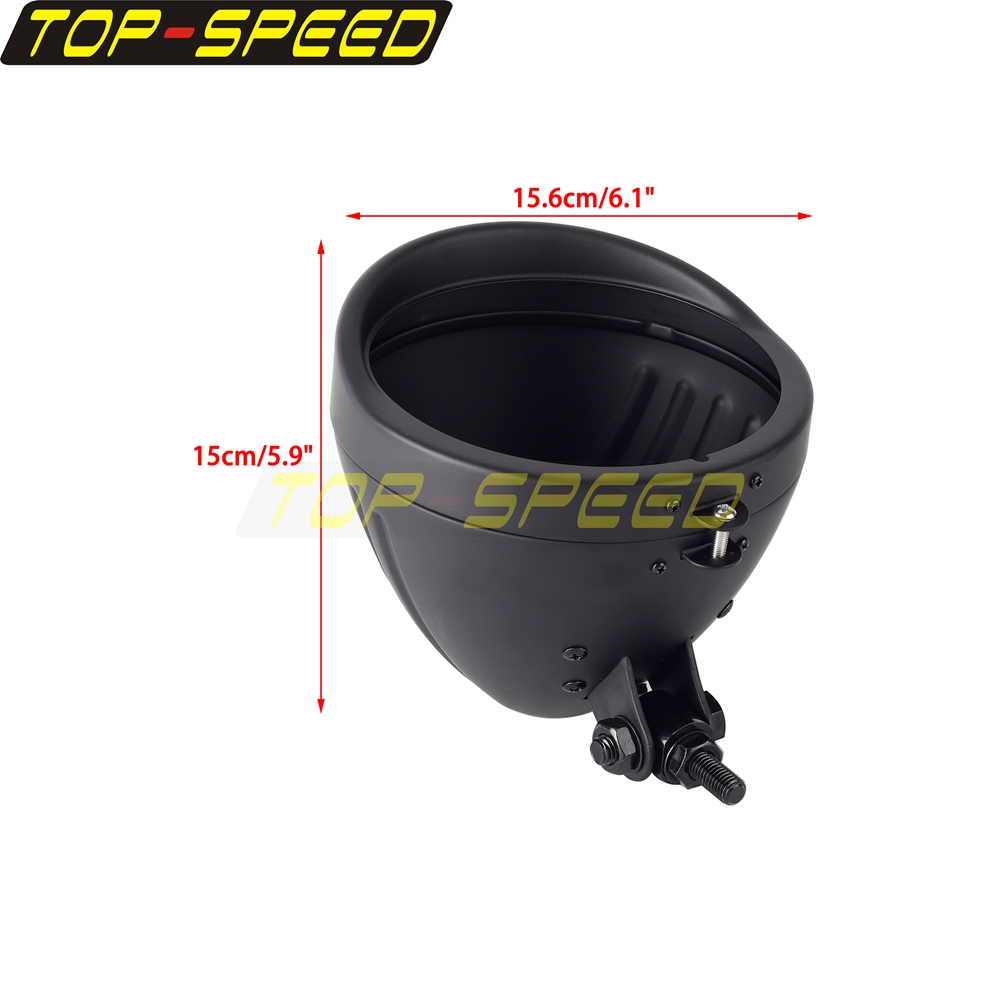Black/Chrome Motorcycle Headla - Outdoor Power Products 评论和价格
