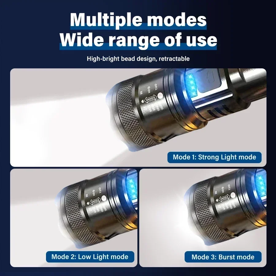 Tactical LED Flashlight 2000LM - Outdoor Power Equipment 评论和价格